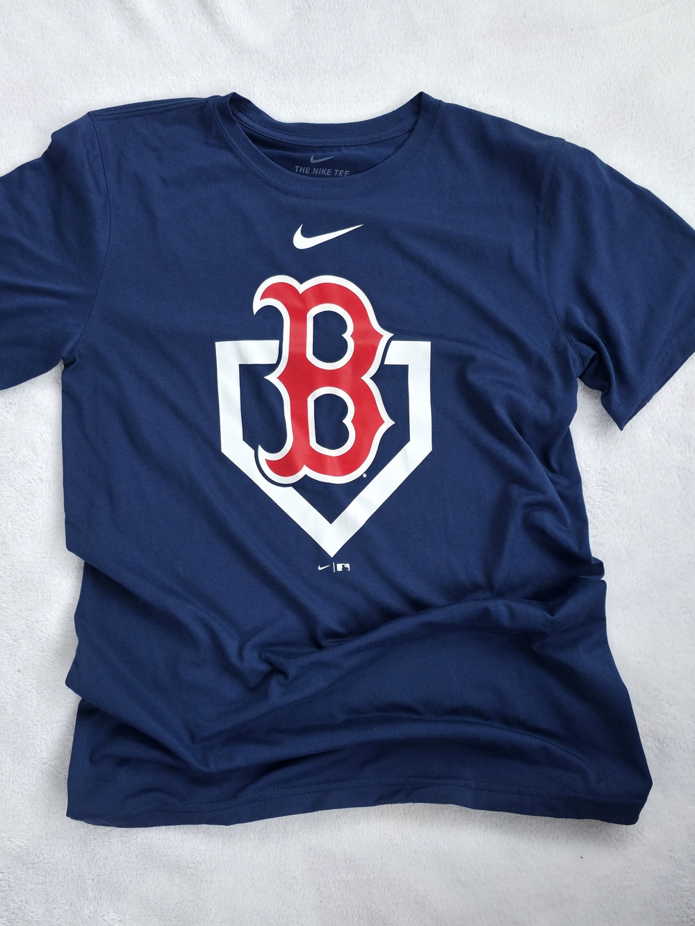 Nike Dri-FIT Boston Red Sox MLB Graphic Tee Navy Blue Size Small